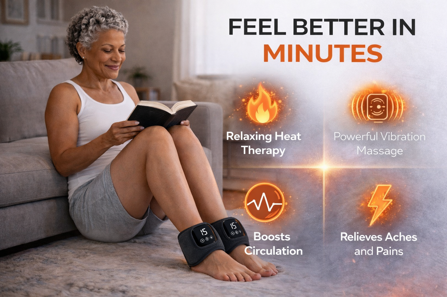 PulseRelief® Triple-Technology Massager
